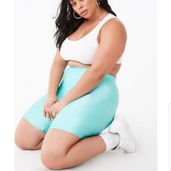 forever 21 plus biker shorts
